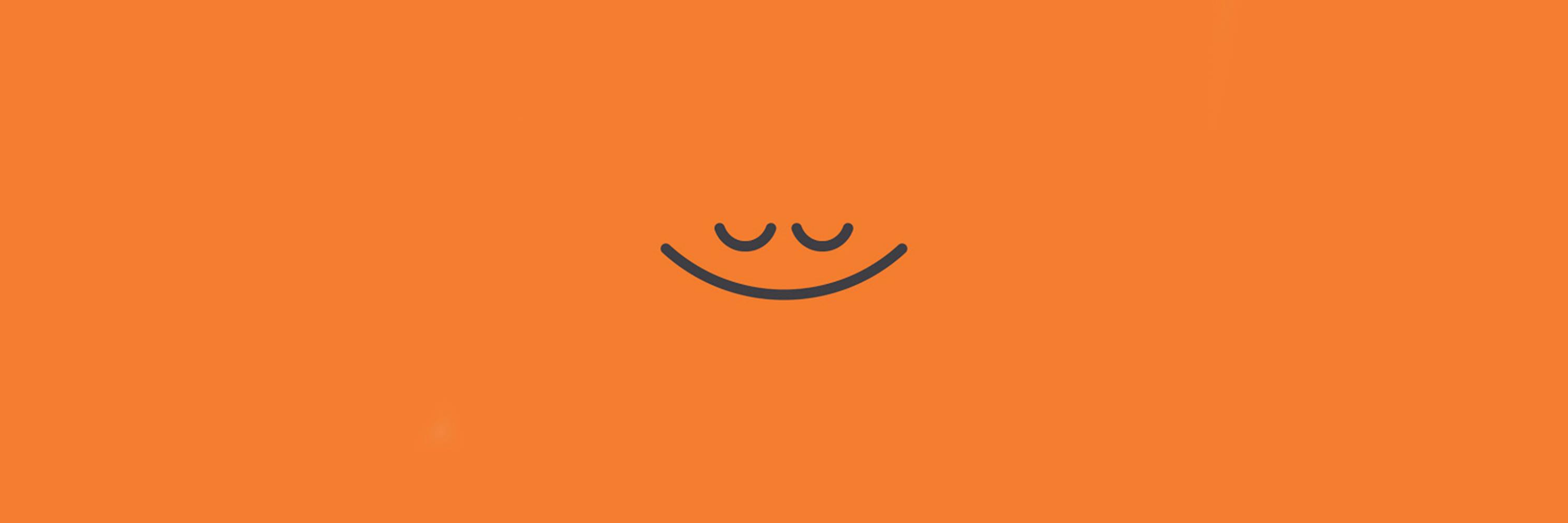 Flow state orange smile image